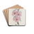 Ruddy Godetia by Sydenham Edwards Drink Coasters - set of 4