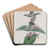 Sage-leaved Stachys by Sydenham Edwards Art Drink Coaster set