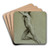 Study from Life; Nude Male by John Trumbull Art Drink Coaster set