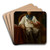 Portrait of Adam Krasiski (17141800), bishop of Kamieniec by Antoni Brodowski Art Drink Coaster set Portrait of Adam Krasiski (17141800), bishop of Kamieniec by Antoni Brodowski Art Drink Coaster set