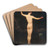 The Bathers by William Morris Hunt Art Drink Coaster set