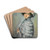Laura Alice in Grey by Alice Pike Barney Drink Coasters - set of 4