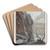 Vue du Schildwald-Bach prise en hiver by Charles-Melchior Descourtis Art Drink Coaster set Vue du Schildwald-Bach prise en hiver by Charles-Melchior Descourtis Art Drink Coaster set