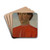 Portrait of a Man by Cosimo Rosselli Drink Coasters - set of 4