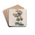 Various-leaved Chorozema by Sydenham Edwards Drink Coasters - set of 4 Various-leaved Chorozema by Sydenham Edwards Drink Coasters - set of 4