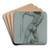 tdia stojaceho enskho aktu by kos Aranyossy Art Drink Coaster set