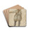 Ein Jger mit Gewehr und Pelzmtze by Hendrick Avercamp Drink Coasters - set of 4 Ein Jger mit Gewehr und Pelzmtze by Hendrick Avercamp Drink Coasters - set of 4
