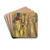 Saints Matthew and Francis by Giovanni di Paolo Drink Coasters - set of 4