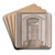 Herstmonceux Castle, East Sussex: The Chapel by James Lambert of Lewes Art Drink Coaster set Herstmonceux Castle, East Sussex: The Chapel by James Lambert of Lewes Art Drink Coaster set