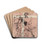 The Tight Rope Walker (Seiltnzer) by Paul Klee Drink Coasters - set of 4