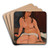 Seated Nude by Amedeo Modigliani Art Drink Coaster set Seated Nude by Amedeo Modigliani Art Drink Coaster set
