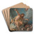 Saint John the Baptist Preaching in the Desert by Jean-Baptiste Deshays Art Drink Coaster set Saint John the Baptist Preaching in the Desert by Jean-Baptiste Deshays Art Drink Coaster set