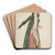 Sketch of a young man - study for illustration to a play by Edwin Austin Abbey Art Drink Coaster set