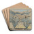 Landscape Sketch by Arnold Peter Weisz-Kubnan Art Drink Coaster set