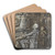 Organist by Jan Veth Art Drink Coaster set
