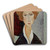Portrait De Femme by Amedeo Modigliani Art Drink Coaster set Portrait De Femme by Amedeo Modigliani Art Drink Coaster set