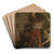 Allegory of the distribution of peat to the poor by Cornelis Holsteyn Art Drink Coaster set