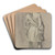 Stehender Soldat in Rckenansicht by Charles Parrocel Art Drink Coaster set