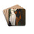 Faust And Marguerite In The Garden by Ary Scheffer Drink Coasters - set of 4