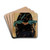 Woman in kimono by Julian Falat Drink Coasters - set of 4