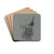 The Engraver Lucas Vorsterman I by Nicaise De Keyser Drink Coasters - set of 4 The Engraver Lucas Vorsterman I by Nicaise De Keyser Drink Coasters - set of 4