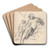 Charity by George Romney Art Drink Coaster set