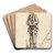 Karikatuur, een Engelse toerist in Frankrijk by Pieter van Loon Art Drink Coaster set Karikatuur, een Engelse toerist in Frankrijk by Pieter van Loon Art Drink Coaster set