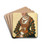 Portrait Of A Lady by Lucas Cranach the Younger Drink Coasters - set of 4 Portrait Of A Lady by Lucas Cranach the Younger Drink Coasters - set of 4