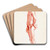 Seisova alaston mies sivusta, luonnos by Magnus Enckell Art Drink Coaster set
