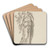 Costume design for Sapho by Gustave Moreau Art Drink Coaster set