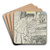 Mme Vuillard auprs de la chemine, rue de Calais by douard Vuillard Art Drink Coaster set Mme Vuillard auprs de la chemine, rue de Calais by douard Vuillard Art Drink Coaster set