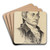 John Jay by Jacques Reich Art Drink Coaster set