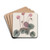 Shore Cyclamen by Sydenham Edwards Drink Coasters - set of 4 Shore Cyclamen by Sydenham Edwards Drink Coasters - set of 4