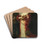 Lady with lute by Ferdinand Wagner Jnr. Drink Coasters - set of 4