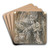 Flight into Egypt by Alessandro Magnasco Art Drink Coaster set