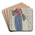 Manteau de Thtre by George Barbier Art Drink Coaster set