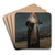 Portrait of the Marquesa de Santiago by Francisco de Goya Art Drink Coaster set