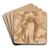 Saint Dominic Reading by Bartholomaeus Spranger Art Drink Coaster set