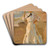 On the beach by Isaac Israls Art Drink Coaster set