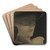 De dame met sluier by Lon Spilliaert Art Drink Coaster set De dame met sluier by Lon Spilliaert Art Drink Coaster set