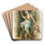 Bock, pyramida no. 198 by Henry Jerome Schile Art Drink Coaster set