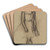 Danseuse encinquime position by Edgar Degas Art Drink Coaster set