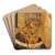 Saint Ambrose by Giovanni di Paolo Art Drink Coaster set