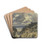 Hohlweg am Seestrand mit vier Mnnern, 1852 by Friedrich Karl Hausmann Drink Coasters - set of 4 Hohlweg am Seestrand mit vier Mnnern, 1852 by Friedrich Karl Hausmann Drink Coasters - set of 4