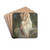 The Flute Player by Charles Amable Lenoir Drink Coasters - set of 4 The Flute Player by Charles Amable Lenoir Drink Coasters - set of 4