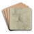 Union Square by Joseph Pennell Art Drink Coaster set Union Square by Joseph Pennell Art Drink Coaster set