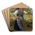 The Bohemian Peasant Girl by Robert Koehler Art Drink Coaster set