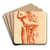 Pan en Syrinx, of Pan en Apollo by Cornelis Pronk Art Drink Coaster set Pan en Syrinx, of Pan en Apollo by Cornelis Pronk Art Drink Coaster set