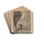 Ottomaanse vleesverkoper by Marius Bauer Drink Coasters - set of 4