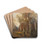 Autumn Landscape with Hunters by Ludvk Bartk Drink Coasters - set of 4